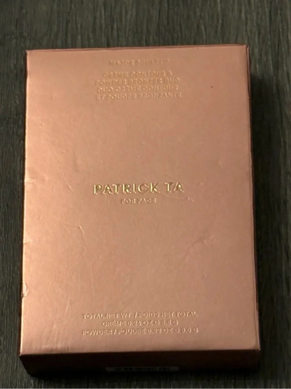 Patrick Ta Dual Bronzer Compact in Rose Gold with Warm Brown Shades